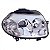 Farol clio renault de 1999 a 2002 lado esquerdo duplo - Imagem 2