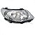 Farol gol volkswagen de 2009 a 2012 lado direito cromado foco duplo geração 5 - Imagem 2