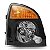 Farol hr hyundai de 2013 a 2022 lado direito preto manual - Imagem 2