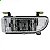Farol gol volkswagen de 1995 a 1999 lado esquerdo auxiliar lente de policarbonato lisa - Imagem 2