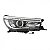 Farol hilux toyota de 2016 a 2020 lado direito picape SRV elétrico com LED com motor - Imagem 2