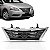 Grade do radiador sentra nissan de 2014 a 2016 cinza com friso cromado - Imagem 1