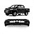 Para choque hilux toyota de 2005 a 2008 dianteiro preto para picape sem furo auxiliar com furo para motor - Imagem 1