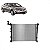 Radiador elantra hyundai de 2011 a 2013 câmbio automático - Imagem 1