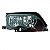Farol série 3 bmw de 2002 a 2004 lado direito máscara negra sedã - Imagem 2