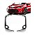 Grade para choque corolla toyota de 2020 a 2025 dianteira lateral lado direito com friso cromado - Imagem 1