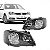 Farol golf volkswagen de 2008 a 2013 lado direito fumê escuro com anel preto - Imagem 1
