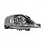Farol c3 citroën de 2003 a 2012 lado direito preto manual - Imagem 2