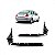 Suporte guia para choque fiesta ford de 2003 a 2010 traseiro lado direito sedã - Imagem 1