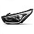 Farol ix35 hyundai de 2016 a 2022 lado esquerdo elétrico e manual com LED - Imagem 2