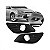 Grade do para choque focus ford de 2009 a 2013 dianteiro lado esquerdo com furo e anel cromado - Imagem 1