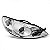 Farol 407 peugeot de 2006 a 2010 lado direito manual - Imagem 2