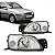 Farol fiesta ford de 2000 a 2002 e courier ford de 2000 a 2013 lado esquerdo com pisca cristal - Imagem 1