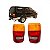 Lanterna hilux sw4 toyota de 1992 a 1995 lado direito traseira tricolor diesel - Imagem 1