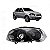 Farol palio fiat de 2009 a 2020 e siena fiat de 2009 a 2012 lado esquerdo cromado tipo bola com anel preto - Imagem 1
