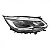 Farol onix chevrolet de 2020 a 2025 lado esquerdo cromado elétrico com projetor - Imagem 2