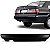 Para choque santana volkswagen de 1991 a 1998 traseiro liso com friso cromado - Imagem 1
