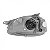 Farol corsa chevrolet de 2000 a 2009 lado direito com carcaça cinza - Imagem 4