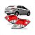 Lanterna prisma chevrolet de 2013 a 2016 traseira lado direito cristal de ré - Imagem 1