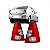 Lanterna logan renault de 2007 a 2010 traseira lado direito vermelha e cristal - Imagem 1