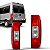 Lanterna ducato fiat de 2005 a 2017 traseira lado esquerdo vermelha e cristal - Imagem 1