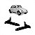 Suporte de para choque fusca volkswagen de 1976 a 1977 dianteiro lado esquerdo aberto - Imagem 1
