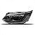 Farol onix chevrolet de 2020 a 2025 lado esquerdo preto manual com projetor - Imagem 2