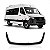 Moldura inferior para choque da grade do radiador sprinter mercedes benz de 2020 a 2025 preta - Imagem 1