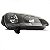 Farol jetta volkswagen de 2006 a 2010 lado esquerdo preto manual - Imagem 2