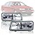 Farol passat volkswagen de 1993 a 1996 lado esquerdo manual e elétrico - Imagem 1