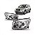 Farol rav4 toyota de 2006 a 2008 lado esquerdo cromado elétrico sem motor - Imagem 1