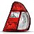 Lanterna clio renault de 2005 a 2011 traseira lado direito bicolor cristal sedã - Imagem 2