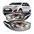 Farol fiesta ford de 2010 a 2014 lado esquerdo cromado rocam - Imagem 1