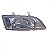 Farol primera nissan de 1997 a 1999 lado direito simples - Imagem 2