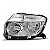 Farol duster renault de 2010 a 2015 lado esquerdo cromado - Imagem 2