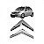 Emblema c3 citroën de 2009 a 2012 da grade do radiador conjunto de duas peças - Imagem 1