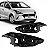 Carcaça de farol hb20 hyundai de 2020 a 2022 lado direito - Imagem 1