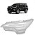 Lente de farol hilux sw4 toyota de 2016 a 2020 lado direito - Imagem 1