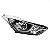 Farol elantra hyundai de 2014 a 2016 lado direito cromado manual com projetor com LED - Imagem 2