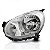 Farol march nissan de 2011 a 2013 lado esquerdo cromado manual - Imagem 2