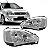 Farol corsa chevrolet de 2003 a 2007 lado esquerdo cromado com lente raiada - Imagem 1