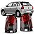 Lanterna gol volkswagen de 2006 a 2008 lado direito traseira fumê com carcaça preta geração quatro - Imagem 1