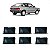 Cunha para para choque gol volkswagen de 1987 a 1994 conjunto com seis peças - Imagem 1