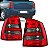 Lanterna astra chevrolet de 2003 a 2012 traseira lado esquerdo fumê sedã - Imagem 1