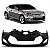 Para choque veloster hyundai de 2012 a 2015 dianteiro com furo - Imagem 1