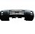 Para choque pajero full mitsubishi de 2004 a 2007 dianteiro preto com furo e com furo para lanterna lateral - Imagem 2