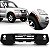 Para choque pajero full mitsubishi de 2004 a 2007 dianteiro preto com furo e com furo para lanterna lateral - Imagem 1