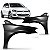 Capa do retrovisor externo 208 peugeot de 2012 a 2016 lado direito primer - Imagem 1