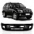 Para choque tiggo chery de 2010 a 2013 dianteiro preto com ressalto para placa - Imagem 1