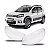 Lente de farol uno fiat de 2015 a 2021 e partner peugeot e fiorino fiat de 2022 a 2025 lado direito - Imagem 1